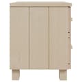 Miniatyrbillede 6 af 10: The Living Store sengeskab HAMAR 2 stk. 40x35x44,5 cm fyrretræ honningfarvet -  Natborde