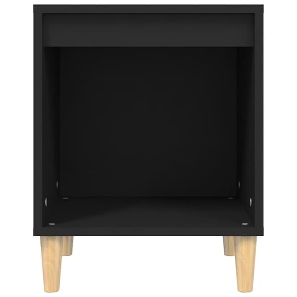 The Living Store sengeborde 2 stk. 40x35x50 cm sort - Natborde