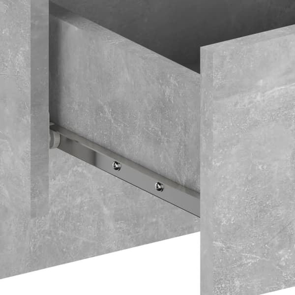 The Living Store væghængt sengebord betongrå - Natborde