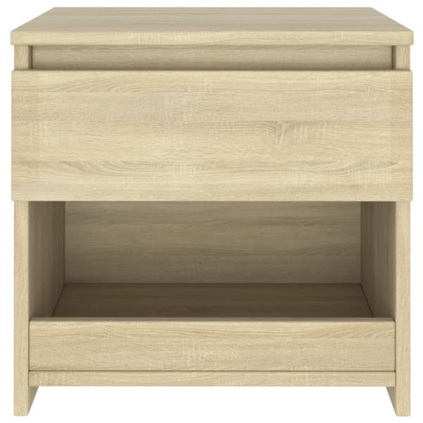 The Living Store Yöpöydät 2 kpl Sonoma tammi 40x30x39 cm tekninen puu - Yöpöydät