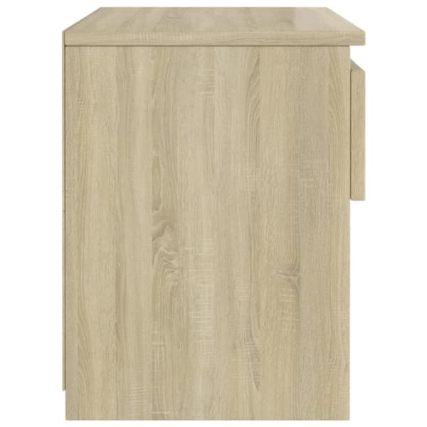 The Living Store Yöpöydät 2 kpl Sonoma tammi 40x30x39 cm tekninen puu - Yöpöydät