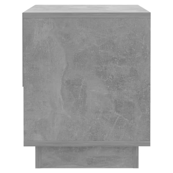 The Living Store sengebord 45x34x44 cm konstrueret træ betongrå -  Natborde