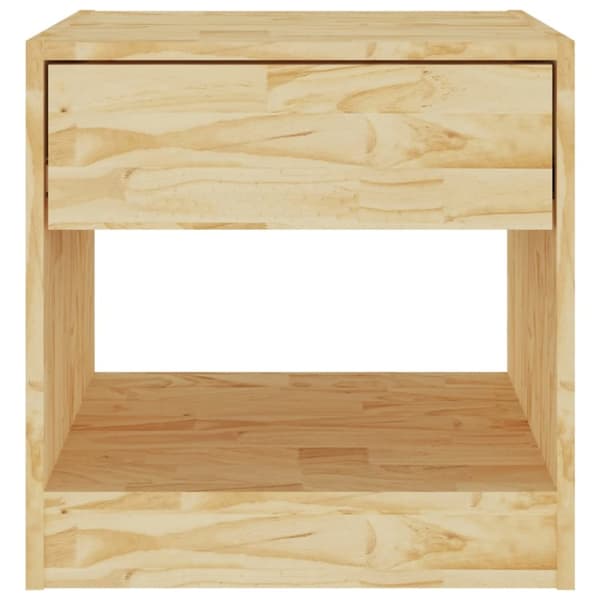 The Living Store Sängbord 40x31x40 cm massiv furu - Nattduksbord