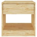Miniatyrbild 5 av 8: The Living Store Sängbord 40x31x40 cm massiv furu -  Nattduksbord