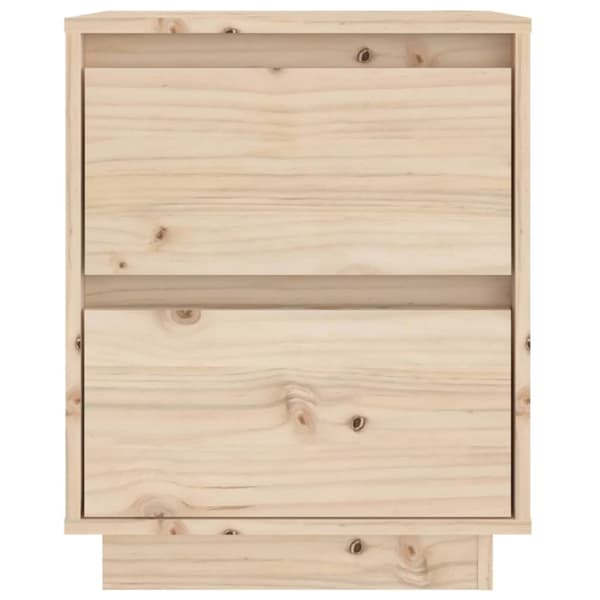 The Living Store sengeborde 2 stk. 40x35x50 cm massivt fyrretræ -  Natborde