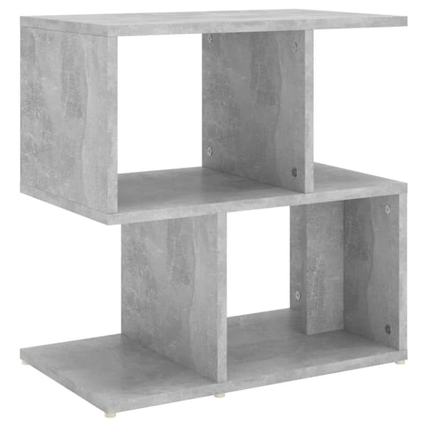 The Living Store sengeskab 50x30x51,5 cm spånplade betongrå -  Natborde
