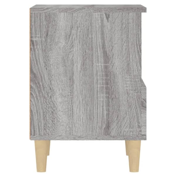 The Living Store Yöpöydät 2 kpl harmaa Sonoma 40x35x50 cm - Yöpöydät