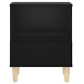 Miniatyrbillede 8 af 11: The Living Store sengeborde 2 stk. 40x35x50 cm sort -  Natborde