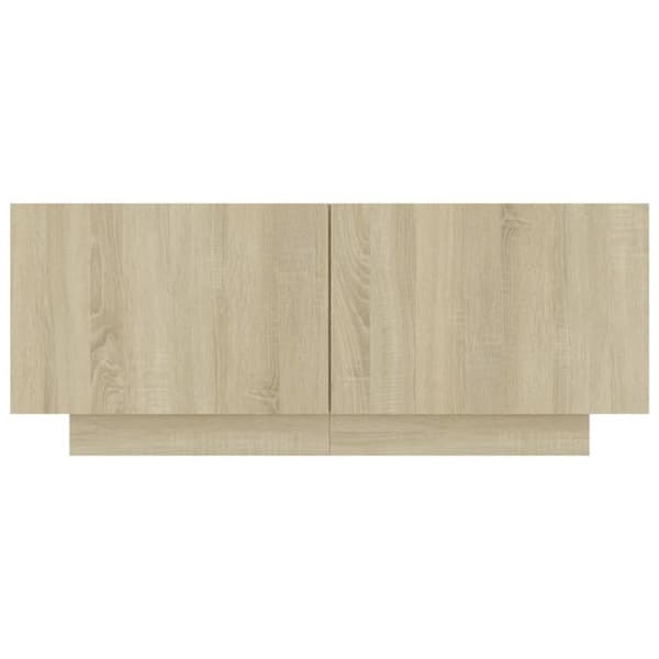 The Living Store Yöpöytä Sonoma-tammi 100x35x40 cm tekninen puu - Yöpöydät