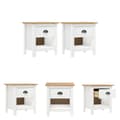 Miniatyrbillede 1 af 9: The Living Store sengeborde Hill 2 stk. 46x35x49,5 cm massivt fyrretræ -  Natborde