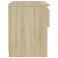 Miniatyrbild 6 av 8: The Living Store Nattduksbord sonoma-ek 40x30x39 cm spånskiva -  Nattduksbord