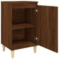 Miniatyrbillede 7 af 11: The Living Store sengeborde 2 stk. 40x35x70 cm konstrueret træ brun egetræsfarve -  Natborde