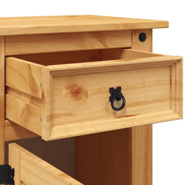 The Living Store Nattduksbord mexikansk Coronastil furu 53x39x66 cm -  Nattduksbord
