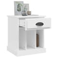 Miniatyrbillede 6 af 11: The Living Store sengeborde 2 stk. 43x36x50 cm hvid -  Natborde