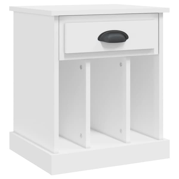 The Living Store sengeborde 2 stk. 43x36x50 cm hvid -  Natborde