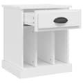 Miniatyrbillede 8 af 11: The Living Store sengeborde 2 stk. 43x36x50 cm hvid -  Natborde