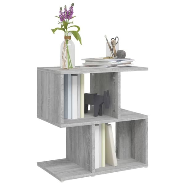 The Living Store sengeborde 2 stk. 50x30x51,5 cm konstrueret træ grå sonoma-eg - Natborde