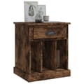 Miniatyrbild 5 av 11: The Living Store Sängbord 2 st Rökfärgad ek 43x36x50 cm -  Nattduksbord