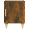 Miniatyrbild 5 av 11: The Living Store Sängbord 2 st rökfärgad ek konstruerat trä -  Nattduksbord