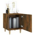 Miniatyrbild 10 av 11: The Living Store Sängbord 2 st rökfärgad ek konstruerat trä -  Nattduksbord