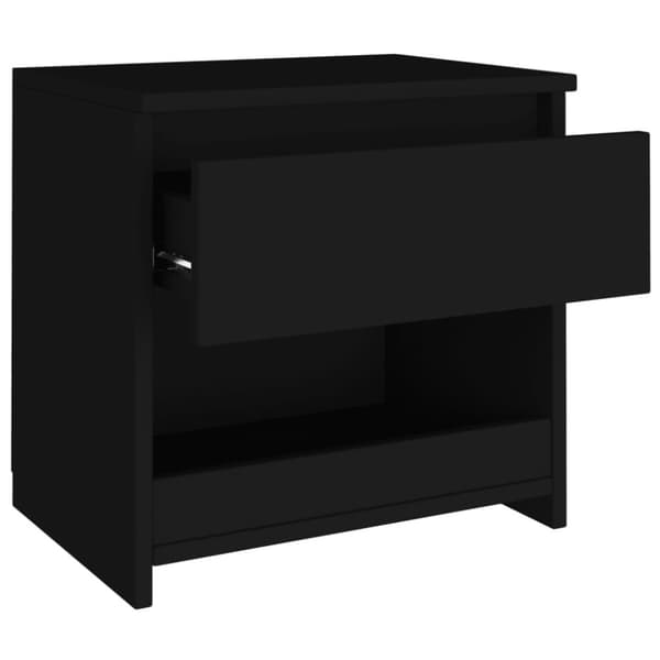 The Living Store sengebord 40x30x39 cm spånplade sort - Natborde