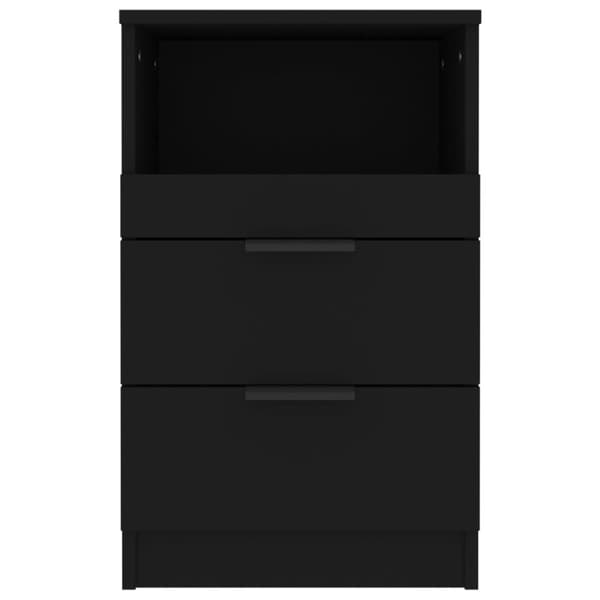 The Living Store sengebord konstrueret træ sort - Natborde