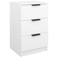 Miniatyrbild 7 av 11: The Living Store Sängbord 2 st vit 40x36x65 cm -  Nattduksbord