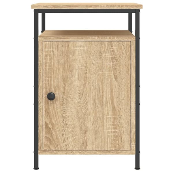 The Living Store Sängbord 2 st sonoma-ek 40x42x60 cm konstruerat trä -  Nattduksbord