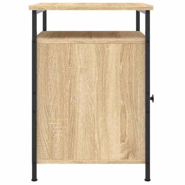 The Living Store Sängbord 2 st sonoma-ek 40x42x60 cm konstruerat trä -  Nattduksbord