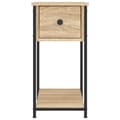 Miniatyrbillede 7 af 11: The Living Store sengeborde 2 stk. 30x60x60 cm konstrueret træ sonoma-eg -  Natborde