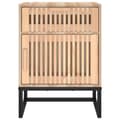 Miniatyrbillede 9 af 11: The Living Store sengeborde 2 stk. 40x30x55,5 cm konstrueret træ og jern -  Natborde