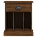 Miniatyrbillede 9 af 11: The Living Store sengeborde 2 stk. 43x36x50 cm brun egetræsfarve -  Natborde