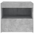 Pikkukuva 10 / 11: The Living Store Yöpöydät LED-valoilla 2 kpl betoninharmaa 50x40x45 cm -  Yöpöydät