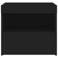 Miniatyrbild 10 av 11: The Living Store Sängbord med LED-lampor 2 st svart 50x40x45 cm -  Nattduksbord
