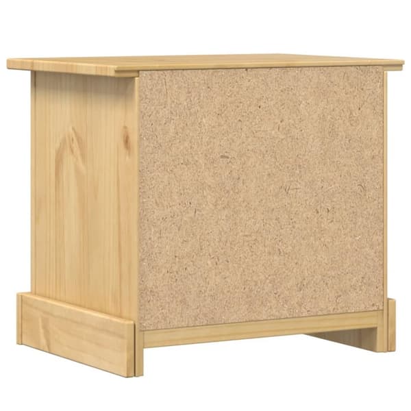 The Living Store Sängbord Corona 53x39x50 cm massiv furu -  Nattduksbord