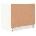 Miniatyrbild 10 av 11: The Living Store Sängbord 2 st vit 40x31x35,5 cm massiv furu -  Nattduksbord