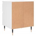 Miniatyrbillede 9 af 11: The Living Store sengebord 40x35x50 cm konstrueret træ hvid -  Natborde