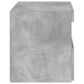 Pikkukuva 10 / 11: The Living Store Yöpöytä LED-valoilla betoninharmaa 50x40x45 cm -  Yöpöydät