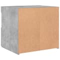 Pikkukuva 11 / 11: The Living Store Yöpöytä LED-valoilla betoninharmaa 50x40x45 cm -  Yöpöydät