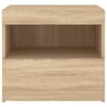 Pikkukuva 9 / 11: The Living Store Yöpöytä LED-valoilla Sonoma-tammi 50x40x45 cm -  Yöpöydät