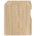 Pikkukuva 10 / 11: The Living Store Yöpöytä LED-valoilla Sonoma-tammi 50x40x45 cm -  Yöpöydät