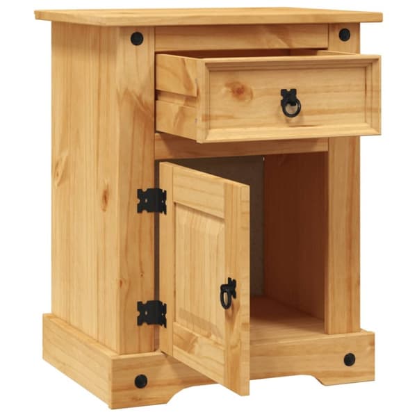 Natborde - Living sengebord Corona-serien 53x39x66 cm mexicansk fyrretræ