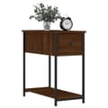 Miniatyrbillede 4 af 11: Natborde - Living sengeborde 2 stk. 30x60x60 cm brun egetræsfarve