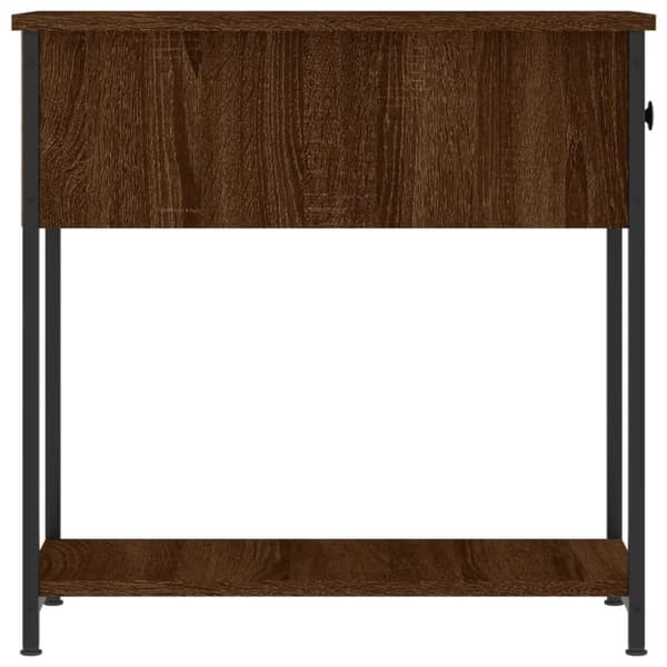 Natborde - Living sengeborde 2 stk. 30x60x60 cm brun egetræsfarve