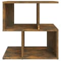 Miniatyrbillede 6 af 9: Natborde - Living sengebord 50x30x51,5 cm konstrueret træ røget egetræsfarve