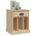 Miniatyrbillede 5 af 11: Natborde - Living sengeborde 2 stk. 43x36x50 cm sonoma-eg