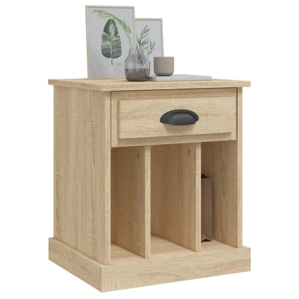 Natborde - Living sengeborde 2 stk. 43x36x50 cm sonoma-eg