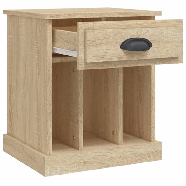 Natborde - Living sengeborde 2 stk. 43x36x50 cm sonoma-eg
