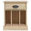 Miniatyrbillede 9 af 11: Natborde - Living sengeborde 2 stk. 43x36x50 cm sonoma-eg