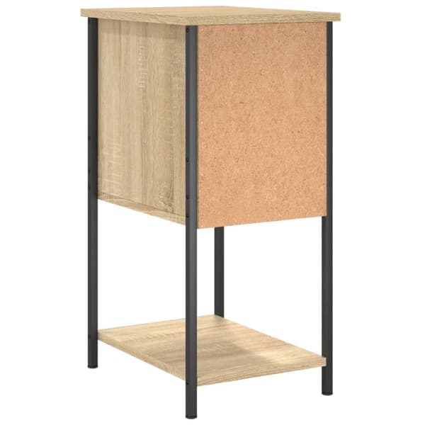 Natborde - Living sengebord 32x42x70 cm konstrueret træ sonoma-eg
